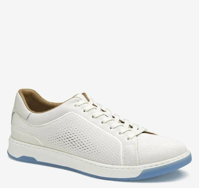 JohnstonandMurphy LaceUps Daxton Knit LaceUp White Knit 8211 Men