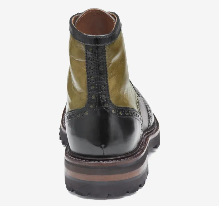 JohnstonandMurphy LaceUps Dudley Lug Wingtip Boot Black Multi Calfskin 8211 Men