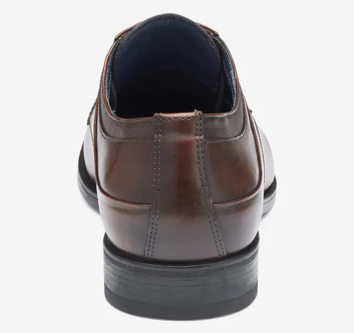 JohnstonandMurphy LaceUps Gibbons Plain Toe Mahogany Full Grain 8211 Men