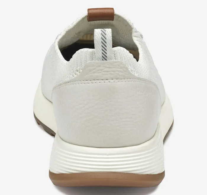 JohnstonandMurphy LaceUps Kinnon Knit Jogger Off White Knit 8211 Men JohnstonandMurphy LaceUps Kinnon Knit Jogger Off White Knit 8211 Men