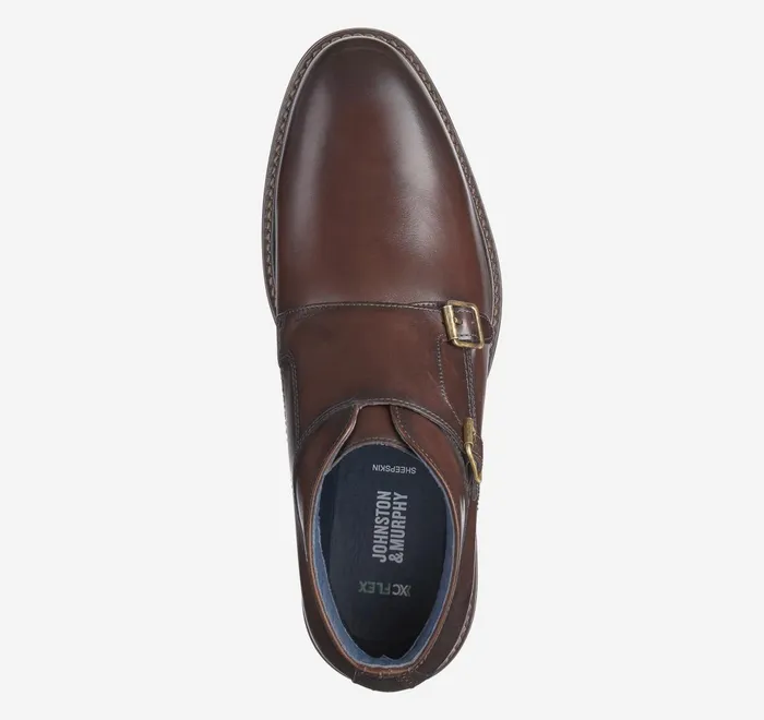 JohnstonandMurphy LaceUps Xc Flex Raleigh Double Buckle Boot Mahogany Full Grain 8211 Men JohnstonandMurphy LaceUps Xc Flex Raleigh Double Buckle Boot Mahogany Full Grain 8211 Men