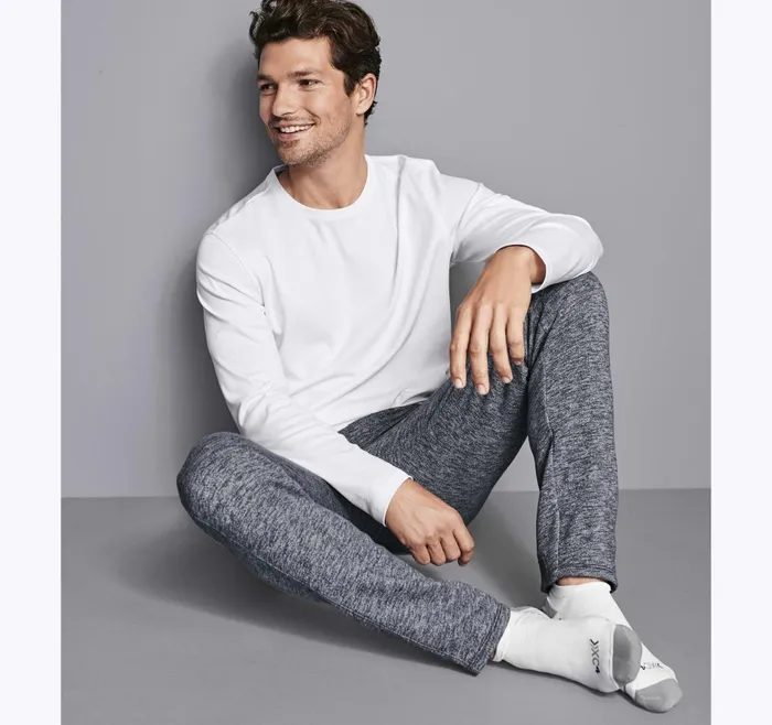 JohnstonandMurphy Polos and Tees Essential LongSleeve Tee White 8211 Men JohnstonandMurphy Polos and Tees Essential LongSleeve Tee White 8211 Men