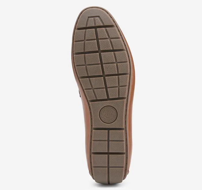 JohnstonandMurphy SlipOns and Loafers Baldwin Driver Penny Loafer Cognac Sheepskin 8211 Men JohnstonandMurphy SlipOns and Loafers Baldwin Driver Penny Loafer Cognac Sheepskin 8211 Men