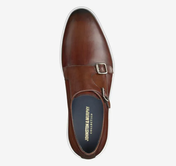 JohnstonandMurphy SlipOns and Loafers Bolivar Monk Strap Brown Italian Calfskin 8211 Men JohnstonandMurphy SlipOns and Loafers Bolivar Monk Strap Brown Italian Calfskin 8211 Men