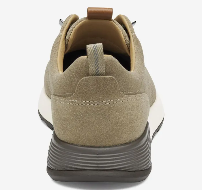 JohnstonandMurphy SlipOns and Loafers Kinnon Perfed Jogger Taupe Oiled Suede 8211 Men JohnstonandMurphy SlipOns and Loafers Kinnon Perfed Jogger Taupe Oiled Suede 8211 Men