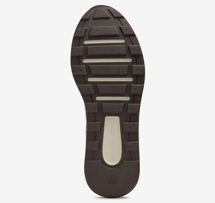 JohnstonandMurphy SlipOns and Loafers Kinnon Perfed Jogger Taupe Oiled Suede 8211 Men JohnstonandMurphy SlipOns and Loafers Kinnon Perfed Jogger Taupe Oiled Suede 8211 Men