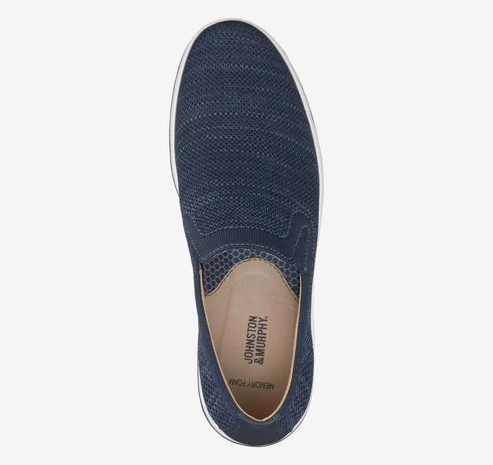 JohnstonandMurphy SlipOns and Loafers Trenton Knit SlipOn Navy Knit 8211 Men JohnstonandMurphy SlipOns and Loafers Trenton Knit SlipOn Navy Knit 8211 Men