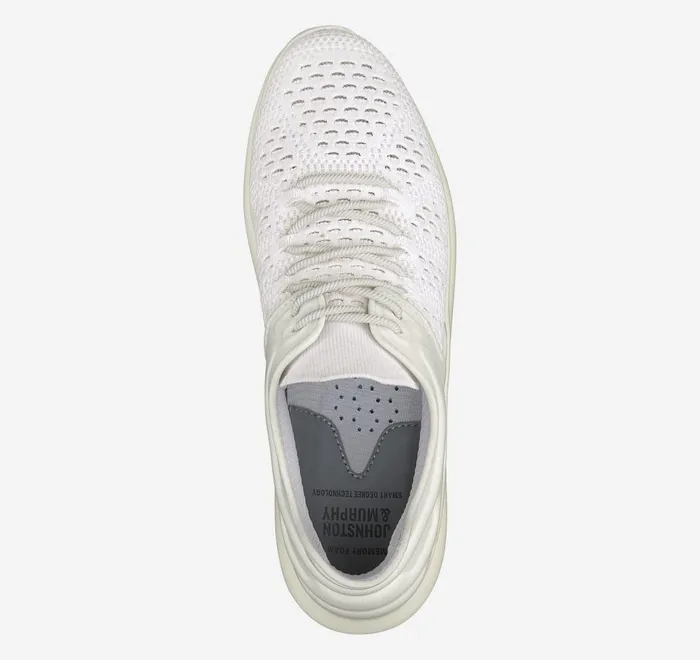 JohnstonandMurphy Sneakers Activate Knit UThroat White Knitnylon 8211 Women JohnstonandMurphy Sneakers Activate Knit UThroat White Knitnylon 8211 Women