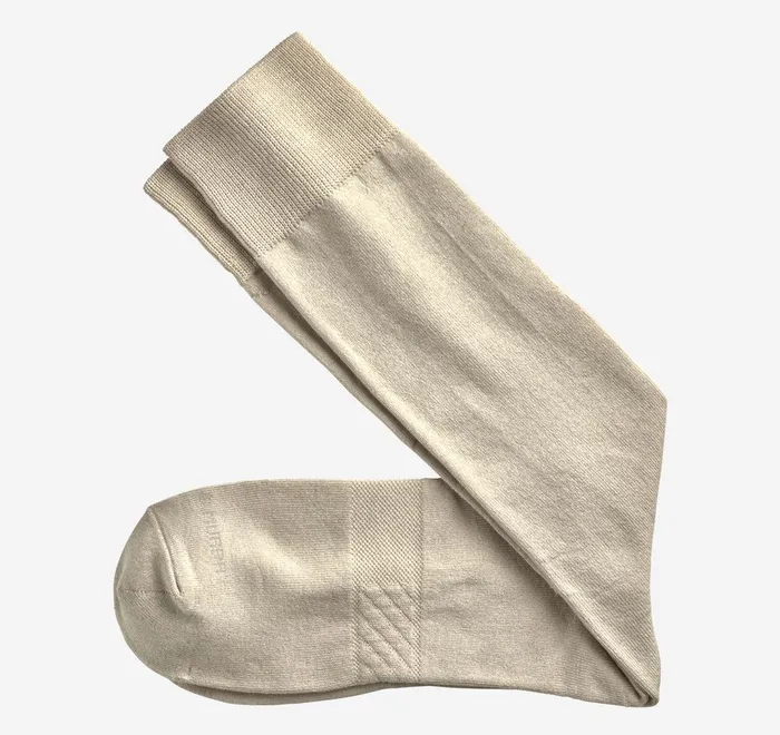 JohnstonandMurphy Socks Solid Dress Socks Taupe 8211 Men