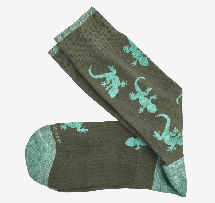 JohnstonandMurphy Socks Space Dye Socks Green Reptile 8211 Men