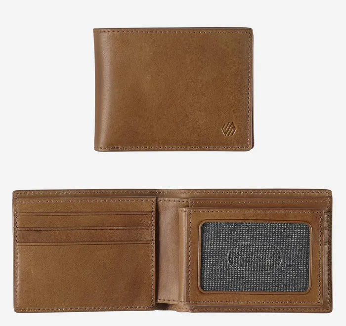 JohnstonandMurphy Wallets Rhodes 2In1 Billfold Wallet Tan Full Grain 8211 Men