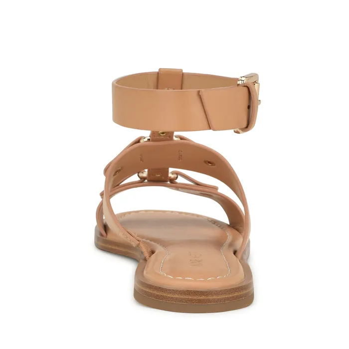 Jouise Ankle Strap Flat Sandals Jouise Ankle Strap Flat Sandals