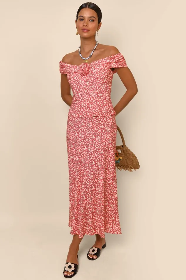 Kelly Lily Trail Rose Women RIXO Skirts