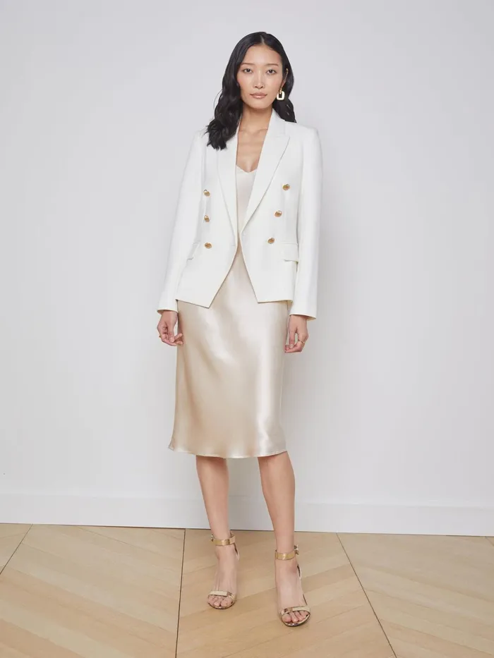 Kenzie Blazer Ivory Women L039Agence Blazers and Jackets Kenzie Blazer Ivory Women L039Agence Blazers and Jackets