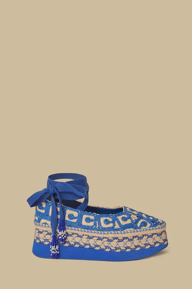Klein Ballerina Espadrille Flatform Sandal Women FARM Rio Sandals