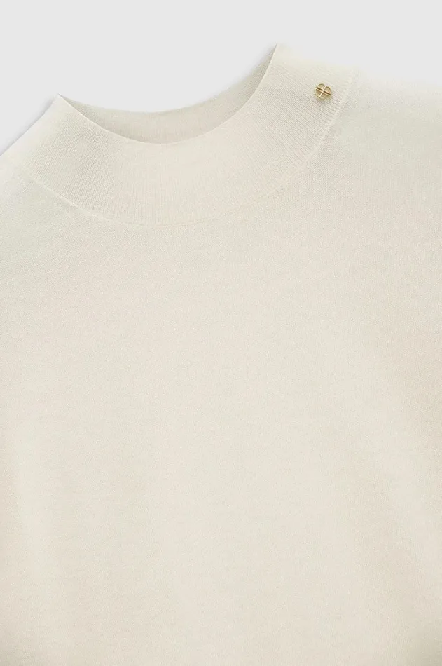 Knits Sweaters Women ANINE BING Monique Sweater In Ivory ANINE BING