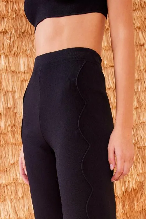 Knits Women Ulla Johnson Asher Pant Noir Knits Women Ulla Johnson Asher Pant Noir