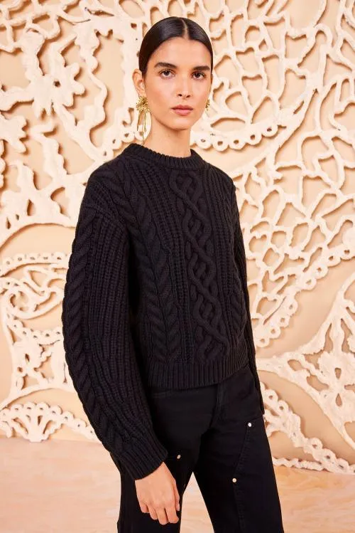 Knits Women Ulla Johnson Juniper Pullover Noir