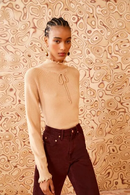 Knits Women Ulla Johnson Maisie Turtleneck Camel