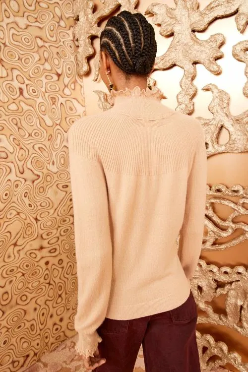 Knits Women Ulla Johnson Maisie Turtleneck Camel Knits Women Ulla Johnson Maisie Turtleneck Camel