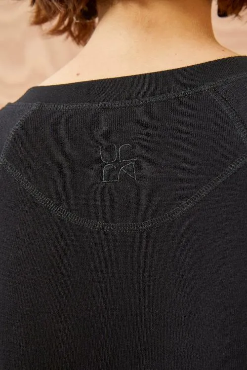 Knits Women Ulla Johnson Tess Pullover Noir Knits Women Ulla Johnson Tess Pullover Noir