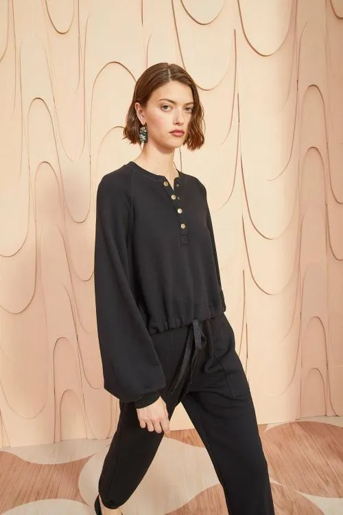 Knits Women Ulla Johnson Tess Pullover Noir Knits Women Ulla Johnson Tess Pullover Noir
