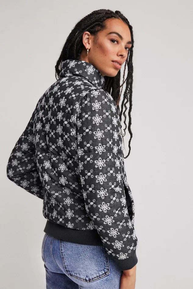 Lace Quilted Jacket Women Desigual Jackets