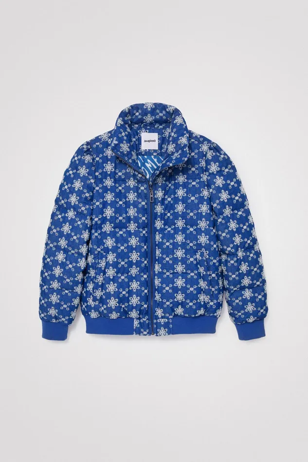 Lace Quilted Jacket Women Desigual Jackets