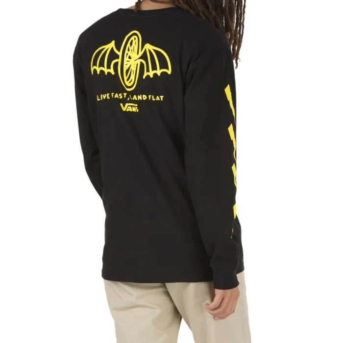 Larry Edgar Long Sleeve TShirt Black Men TShirts and Tanks Vans