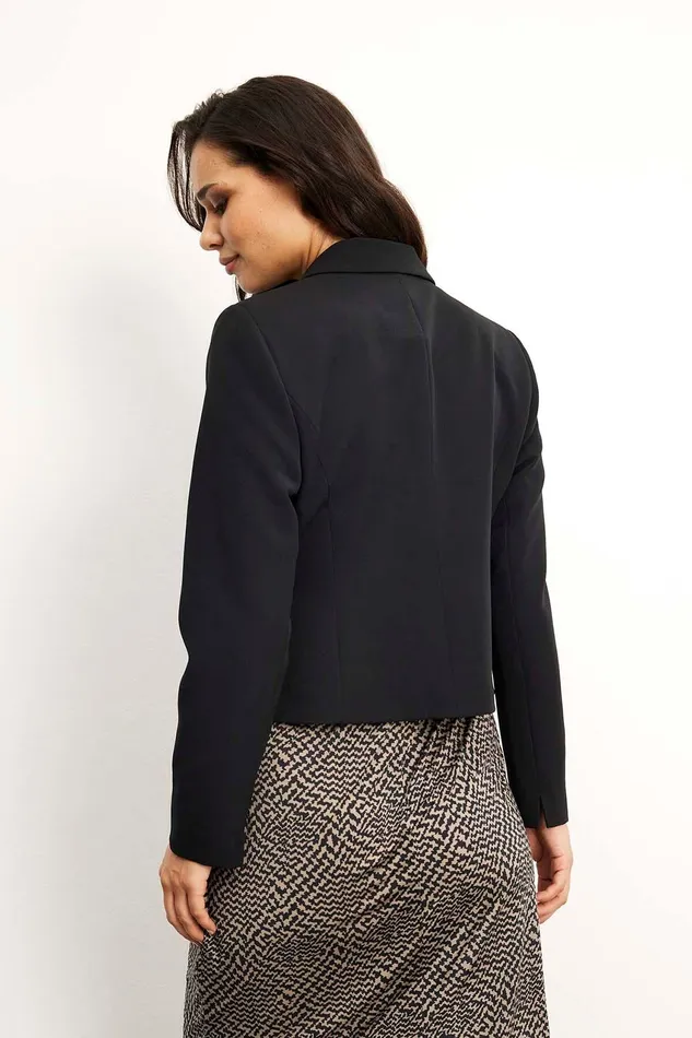 LEA JACKET 15876 999 Black 999 Women IN FRONT BLAZER JACKETS