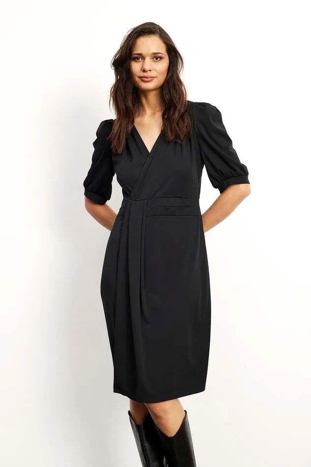 LENNY DRESS 15937 999 Black 999 Women IN FRONT DRESSES