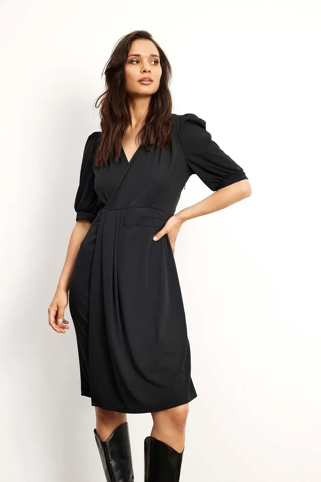 LENNY DRESS 15937 999 Black 999 Women IN FRONT DRESSES