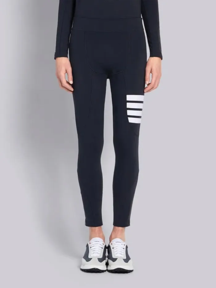 Lightweight Compression Tech 4bar Tights Charcoal Men Thom Browne Sweats