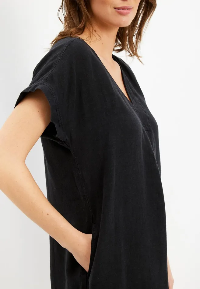 LINO DRESS 15693 999 Black 999 Women IN FRONT DRESSES