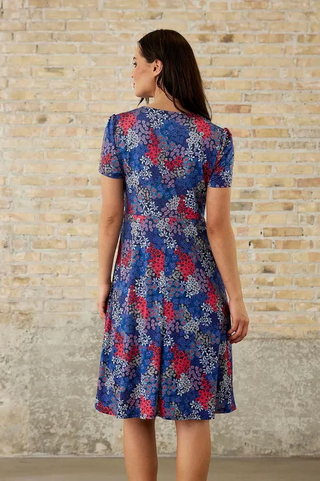 LIZ DRESS 16167 501 Blue 501 Women IN FRONT DRESSES