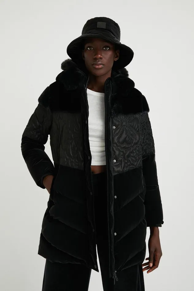 Long Padded Jacket Women Desigual Jackets