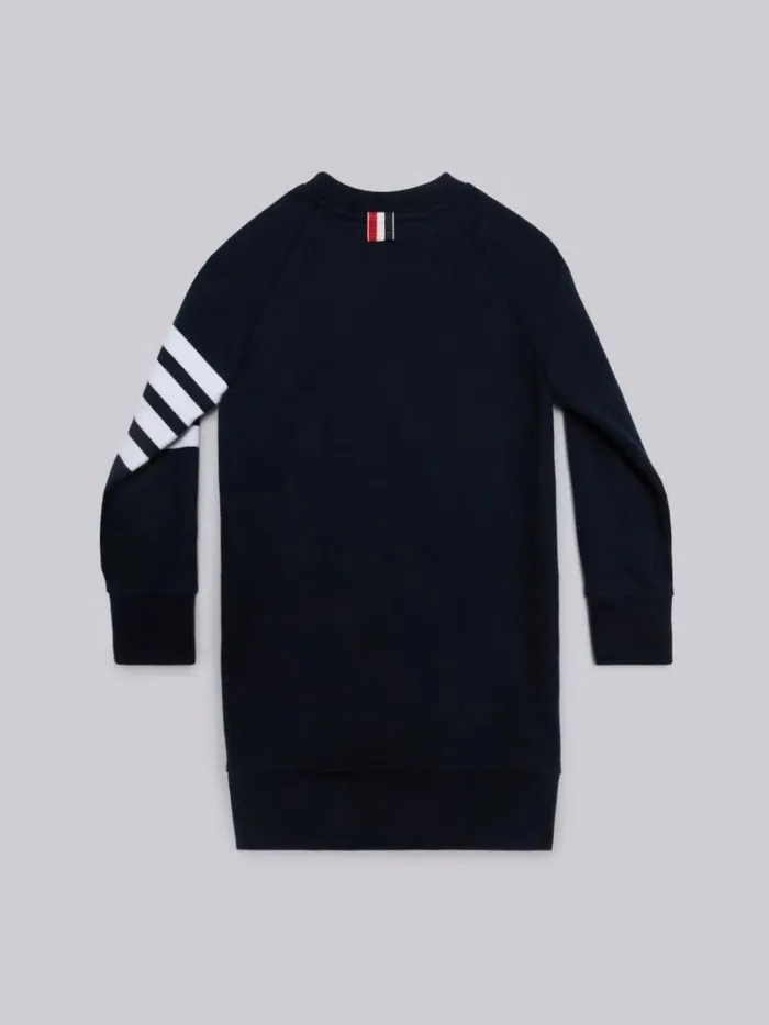 Loopback Engineered 4bar Sweatdress Navy Girls Thom Browne Sweats And Tshirt