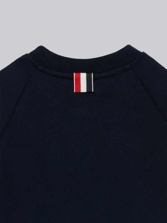 Loopback Engineered 4bar Sweatdress Navy Girls Thom Browne Sweats And Tshirt