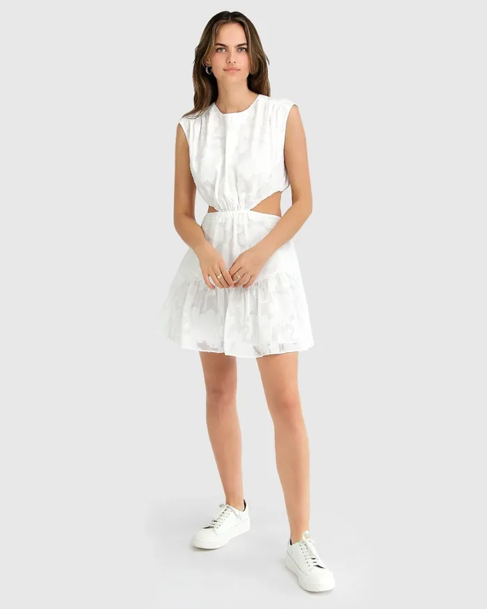 Lovesick Mini Dress 8211 White Dresses Belle and Bloom Women