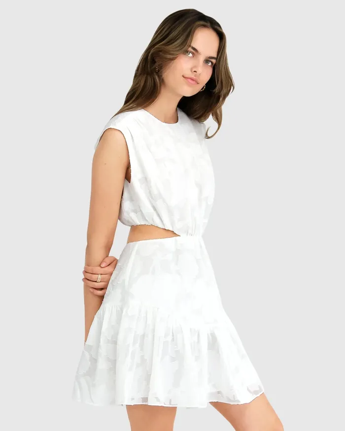 Lovesick Mini Dress 8211 White Dresses Belle and Bloom Women