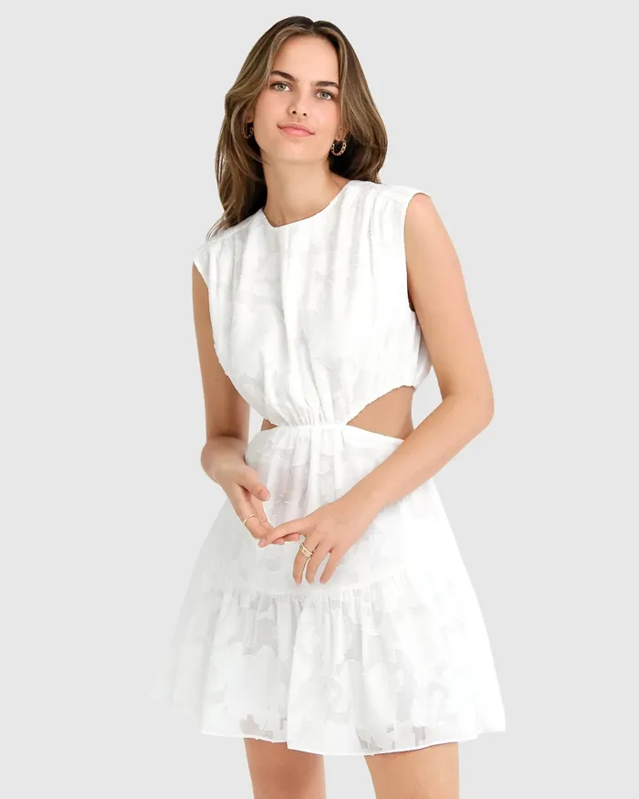 Lovesick Mini Dress 8211 White Dresses Belle and Bloom Women