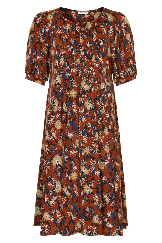 LUCETTE DRESS 15363 495 Paprika 495 Women IN FRONT DRESSES