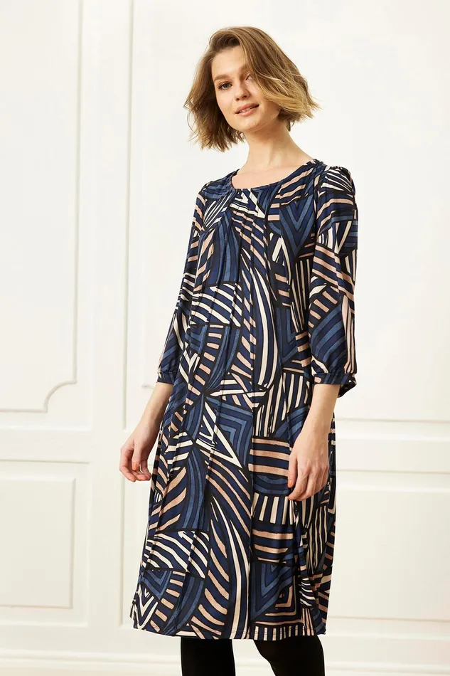 LUCETTE DRESS 16079 501 Blue 501 Women IN FRONT DRESSES
