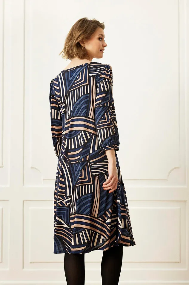 LUCETTE DRESS 16079 501 Blue 501 Women IN FRONT DRESSES