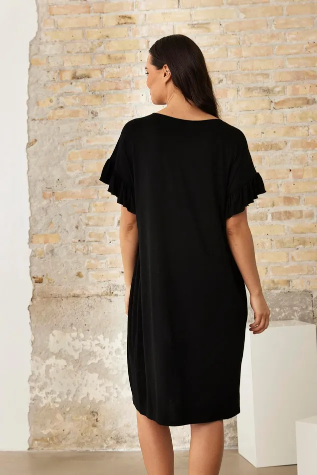 LULU DRESS 16250 999 Black 999 Women IN FRONT DRESSES