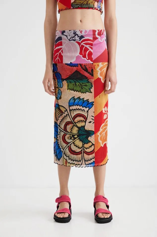 M Christian Lacroix Midi Skirt Women Desigual Skirts and Shorts