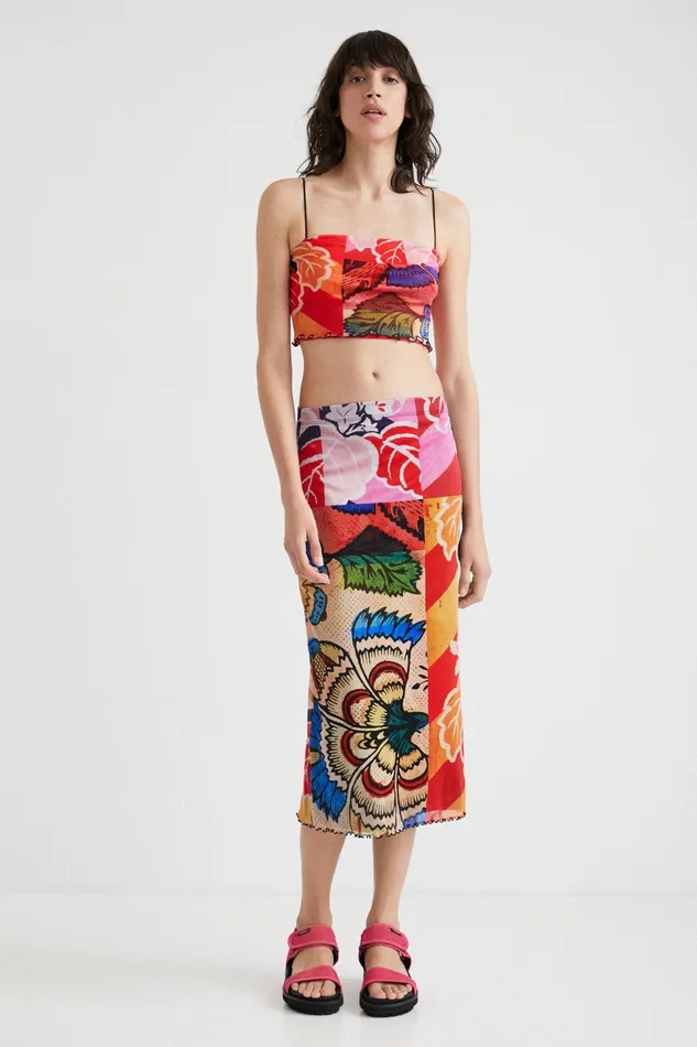M Christian Lacroix Midi Skirt Women Desigual Skirts and Shorts