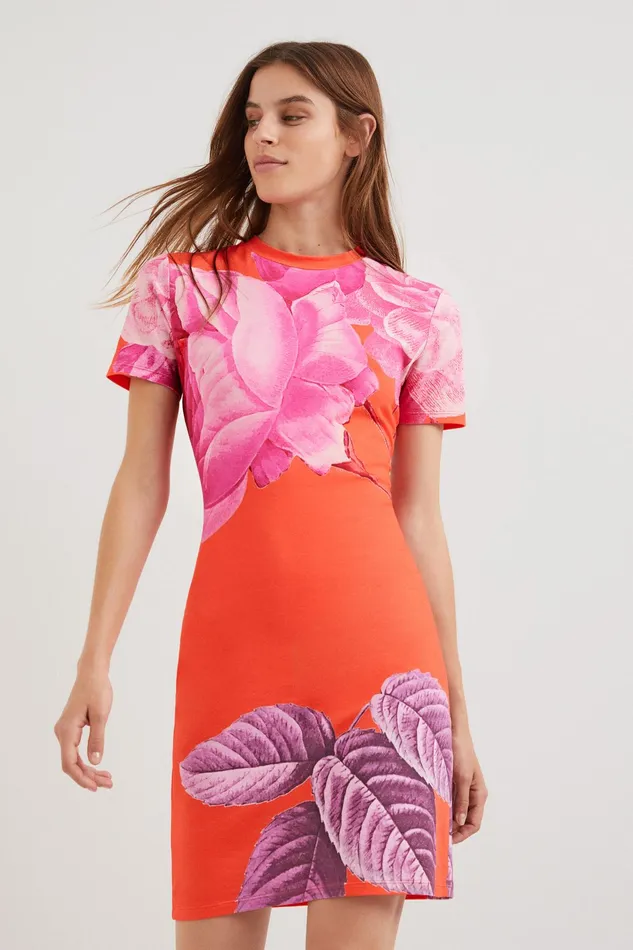 M Christian Lacroix Peony Dress Women Desigual Dresses