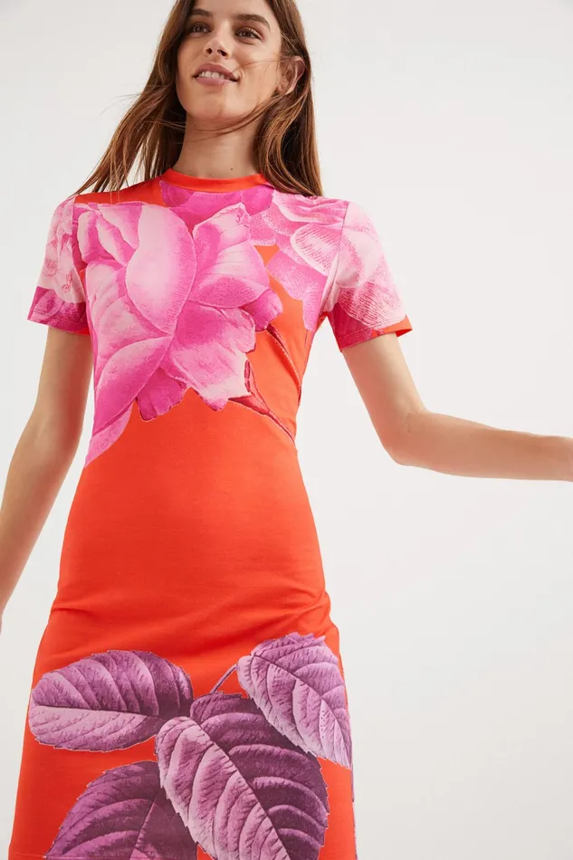 M Christian Lacroix Peony Dress Women Desigual Dresses