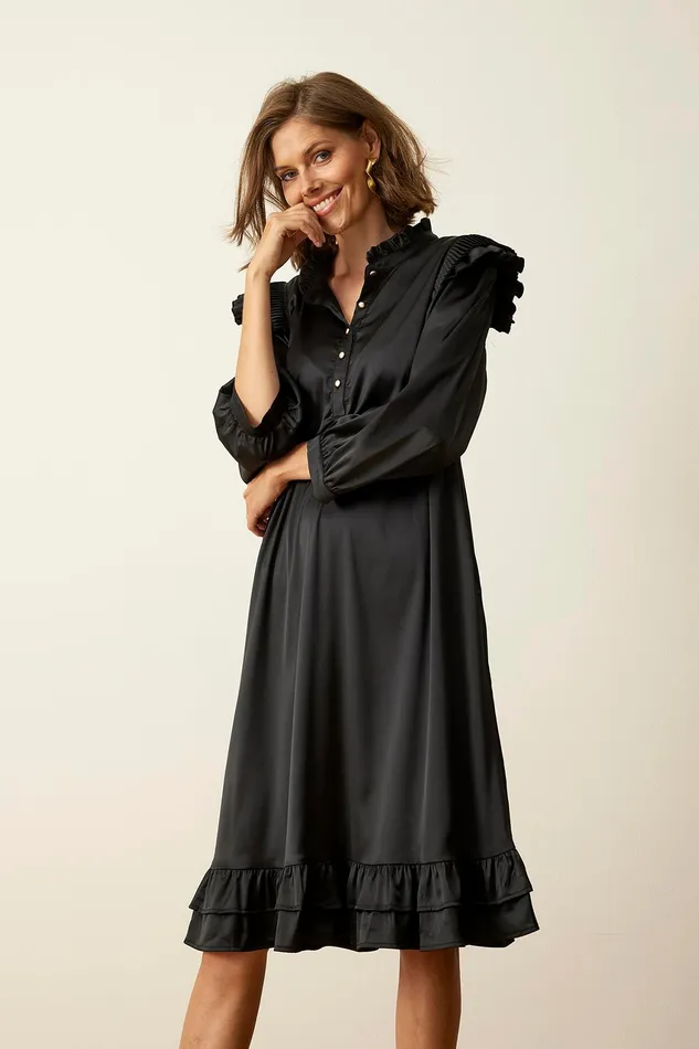 MANDY DRESS 15951 999 Black 999 Women IN FRONT DRESSES